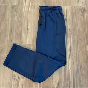 NIKE dri-fit athletic pants - blue - size XL
